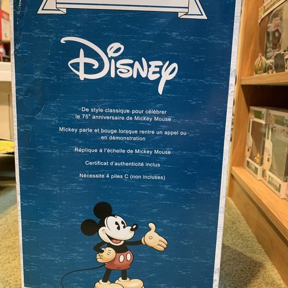 75TH Anniversary 13” Mickey Mouse Animated Talking Telephone Disney Phone  2004 - Picture 3 of 7